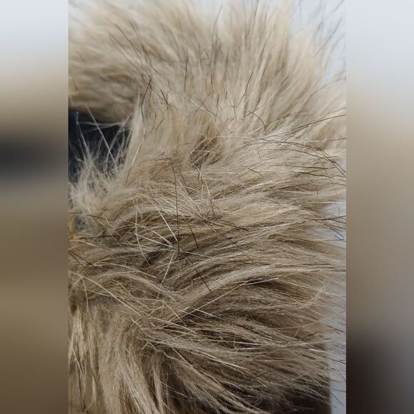 Loft Fur Hood Zip-up Parka Anorak Jacket Sz XSP 19" Pit to Pit - Picture 11 of 13